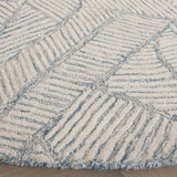 Safavieh Ebony 6'-0" x 6'-0" Rug in Blue / Ivory