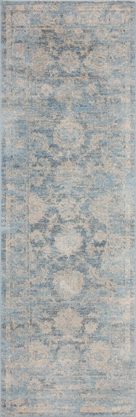 Loloi Odette Odt-03 Sky/Beige Rug - runner flat