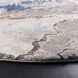 Safavieh Cyrus Shag 6'-7" x 6'-7" Rug in Blue / Beige