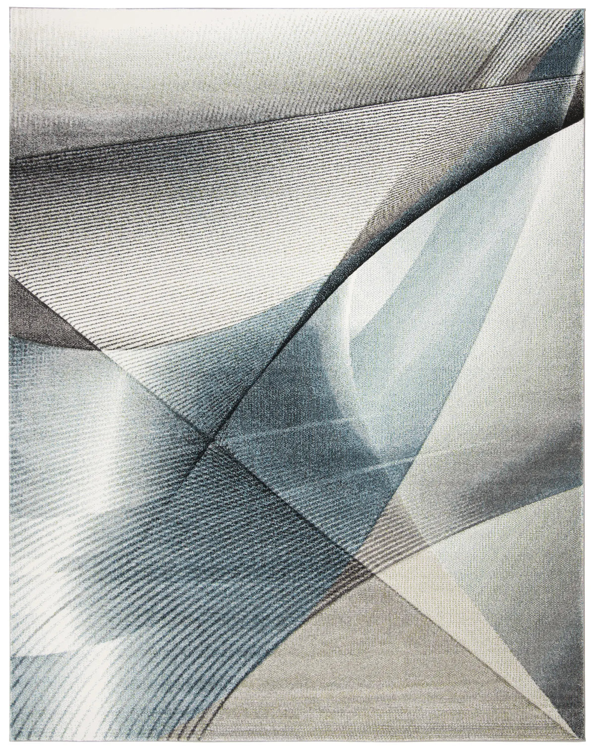 Safavieh Hollywood 10'-6" x 14'-0" Rug in Grey / Teal