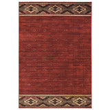 Oriental Weavers Sphinx Woodlands 9652C Red / Gold Rugs - main flat