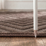 Nourison Versatile Nrv01 Brown Rug