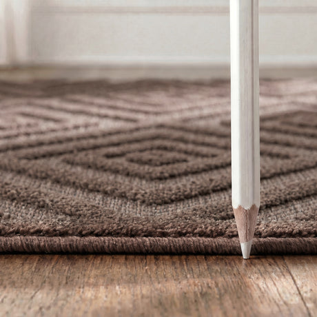 Nourison Versatile Nrv01 Brown Rug