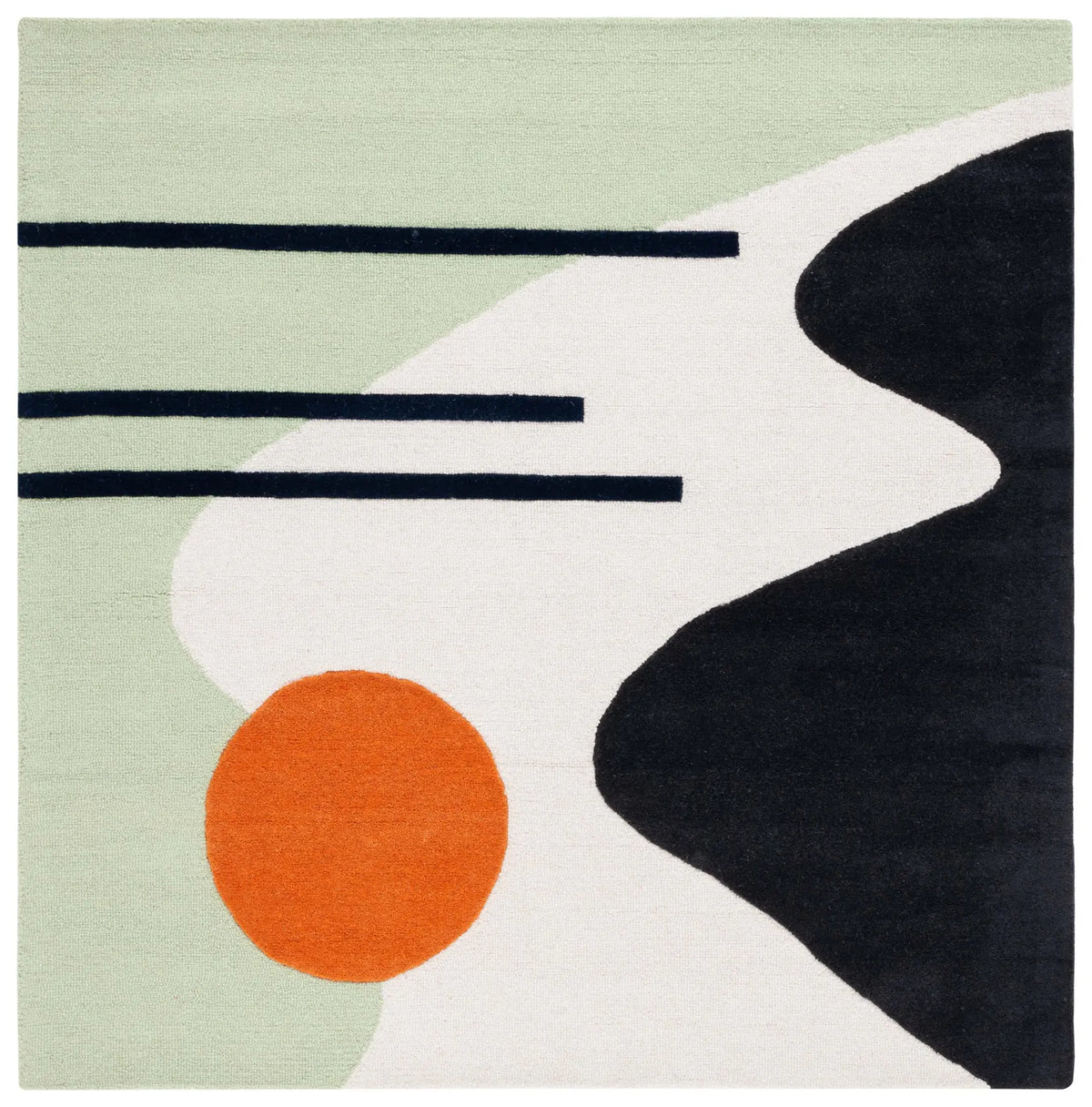 Safavieh Rodeo Drive 6'-0" x 6'-0" Rug in Green / Black