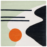 Safavieh Rodeo Drive 6'-0" x 6'-0" Rug in Green / Black