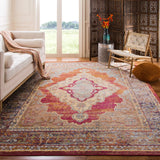 Safavieh Crystal 10'-0" x 14'-0" Rug in Orange / Light Blue