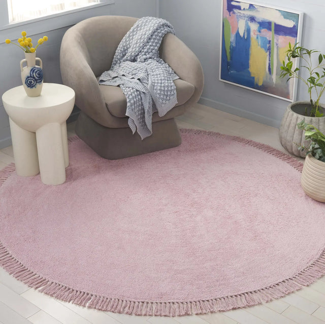 Safavieh Easy Care 6'-0" x 6'-0" Rug in Rose