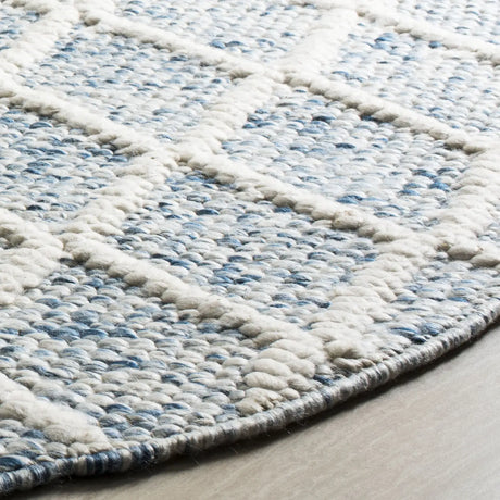 Safavieh Natura 6'-0" x 6'-0" Rug in Ivory / Blue
