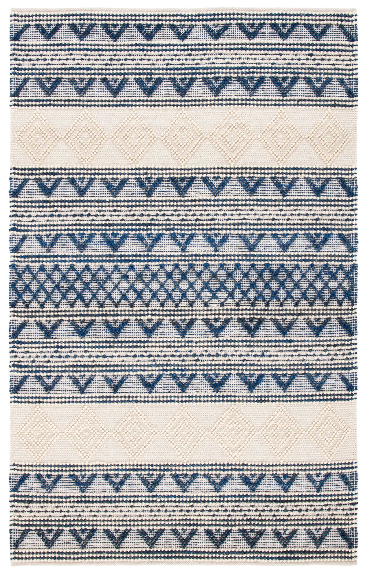 Safavieh Natura 4'-0" x 6'-0" Rug in Navy / Ivory