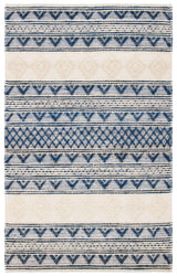 Safavieh Natura 4'-0" x 6'-0" Rug in Navy / Ivory