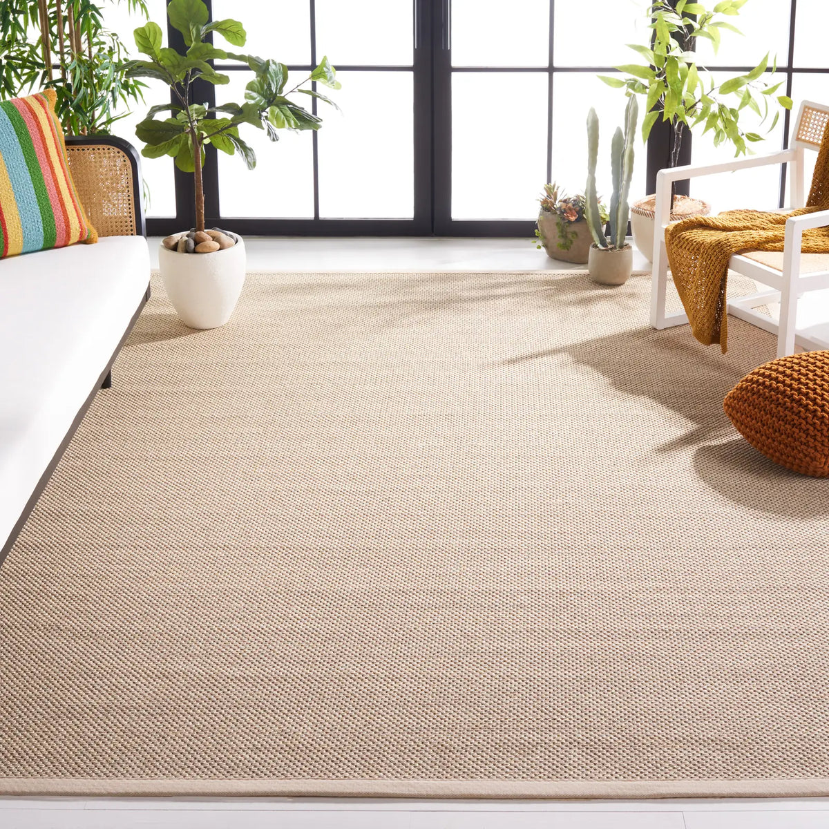 Safavieh Natural Fiber 10'-0" x 14'-0" Rug in Marble / Beige