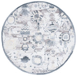 Safavieh Glamour 6'-0" x 6'-0" Rug in Light Brown / Grey