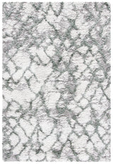 Safavieh Horizon Shag 800 4'-0" x 6'-0" Rug in Ivory / Green