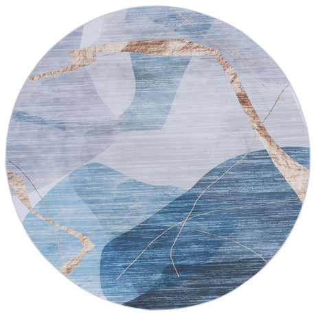 Safavieh Tacoma 6'-0" x 6'-0" Rug in Blue / Gold