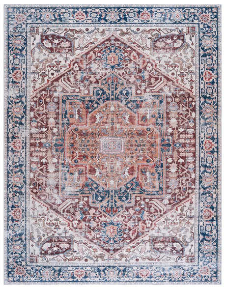 Safavieh Arizona 10'-0" x 14'-0" Rug in Red / Navy