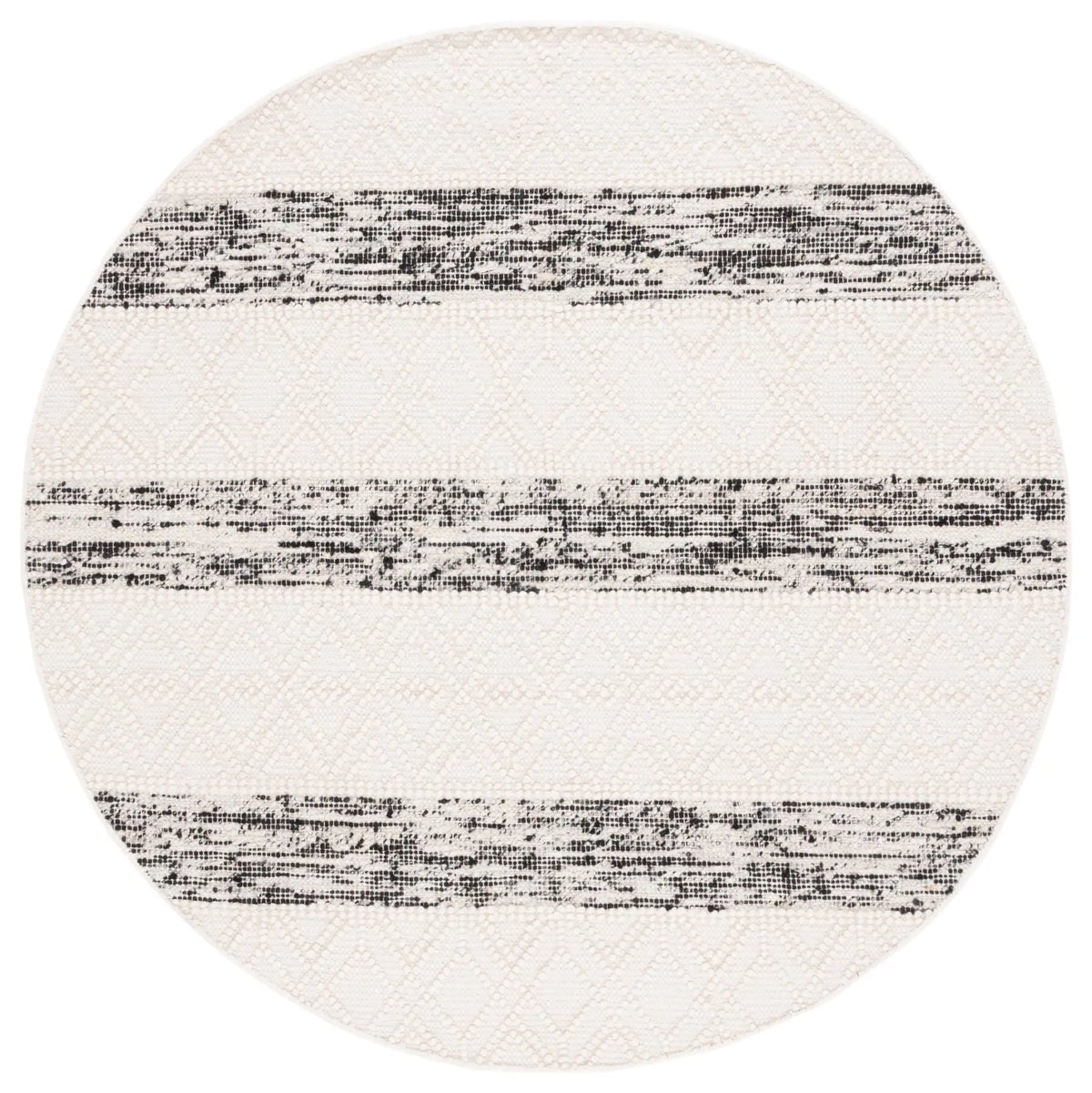Safavieh Natura 6'-0" x 6'-0" Rug in Ivory / Black