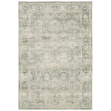 Oriental Weavers Savoy 28107 Green/ Ivory Rug - main flat