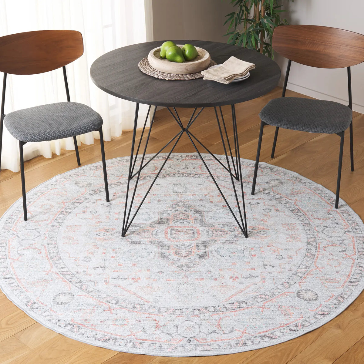 Safavieh Arizona 6'-0" x 6'-0" Rug in Light Grey / Light Green