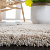 Safavieh Hudson Shag 4'-0" x 6'-0" Rug in Multi Ivory / Beige
