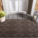 Safavieh Courtyard 2'-0" x 3'-7" Rug in Brown / Brown