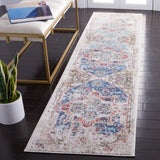 Safavieh Phoenix 500 2'-2" x 9'-0" Rug in Ivory / Blue