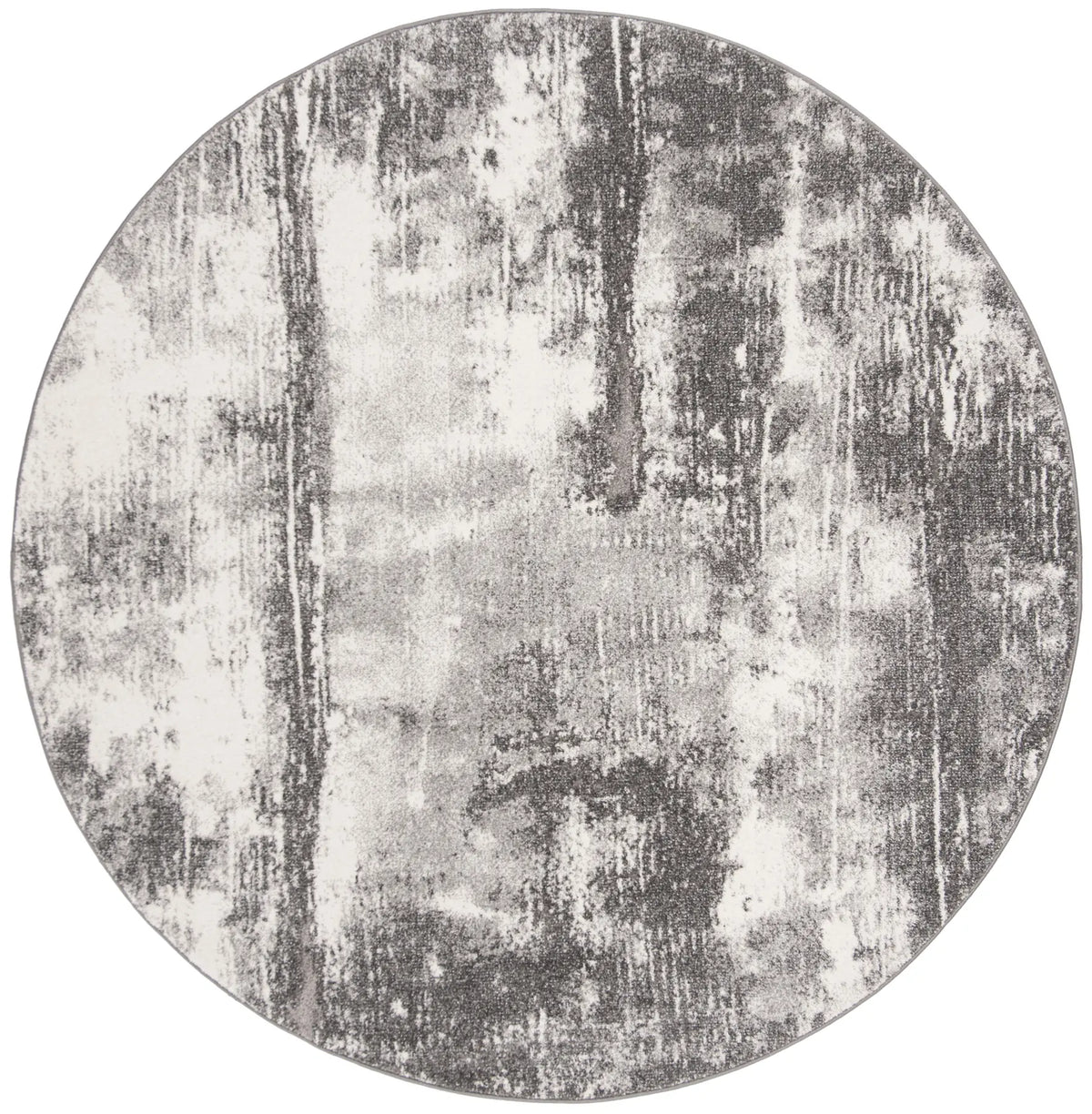 Safavieh Spirit 100 6'-7" x 6'-7" Rug in Dark Grey / Ivory
