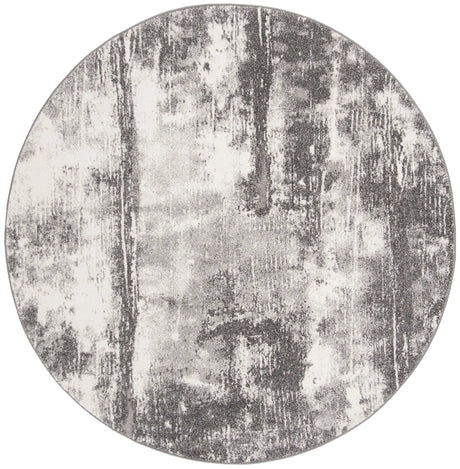 Safavieh Spirit 100 6'-7" x 6'-7" Rug in Dark Grey / Ivory