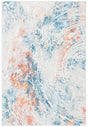 Safavieh Tulum 4'-0" x 6'-0" Rug in Ivory / Dark Blue