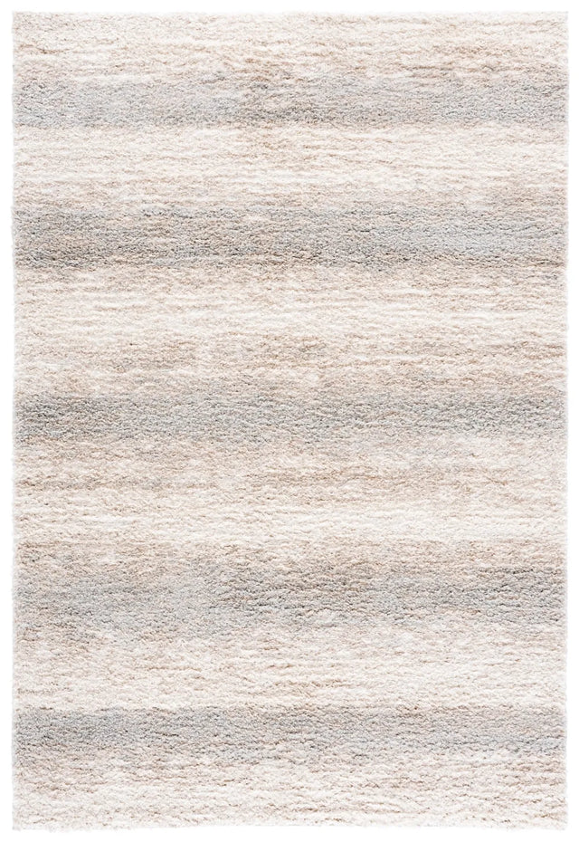 Safavieh Gemma Shag 5'-3" x 7'-6" Rug in Ivory / Beige Grey
