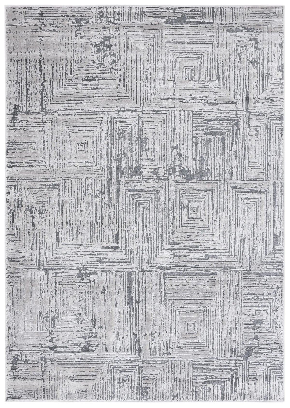 Safavieh Whisper 4'-0" x 6'-0" Rug in Grey / Dark Grey