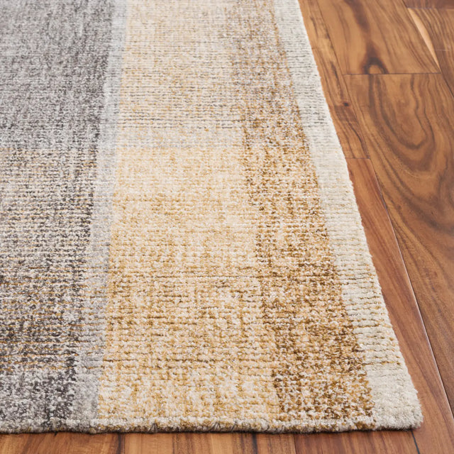 Safavieh Metro 4'-0" x 6'-0" Rug in Light Brown / Blue