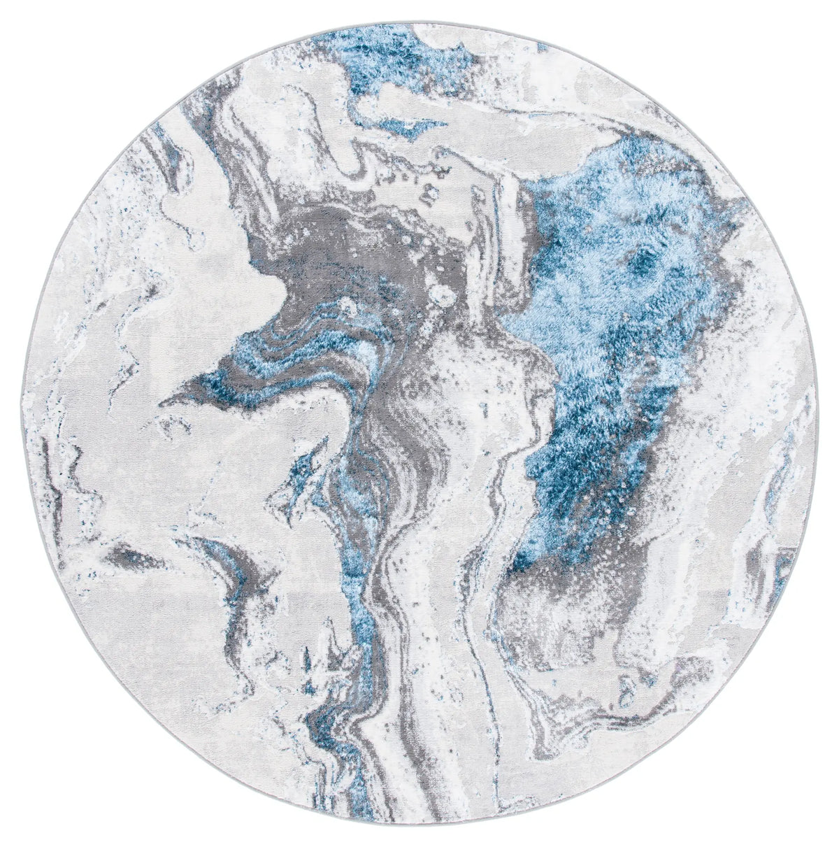 Safavieh Amelia 6'-7" x 6'-7" Rug in Grey / Blue