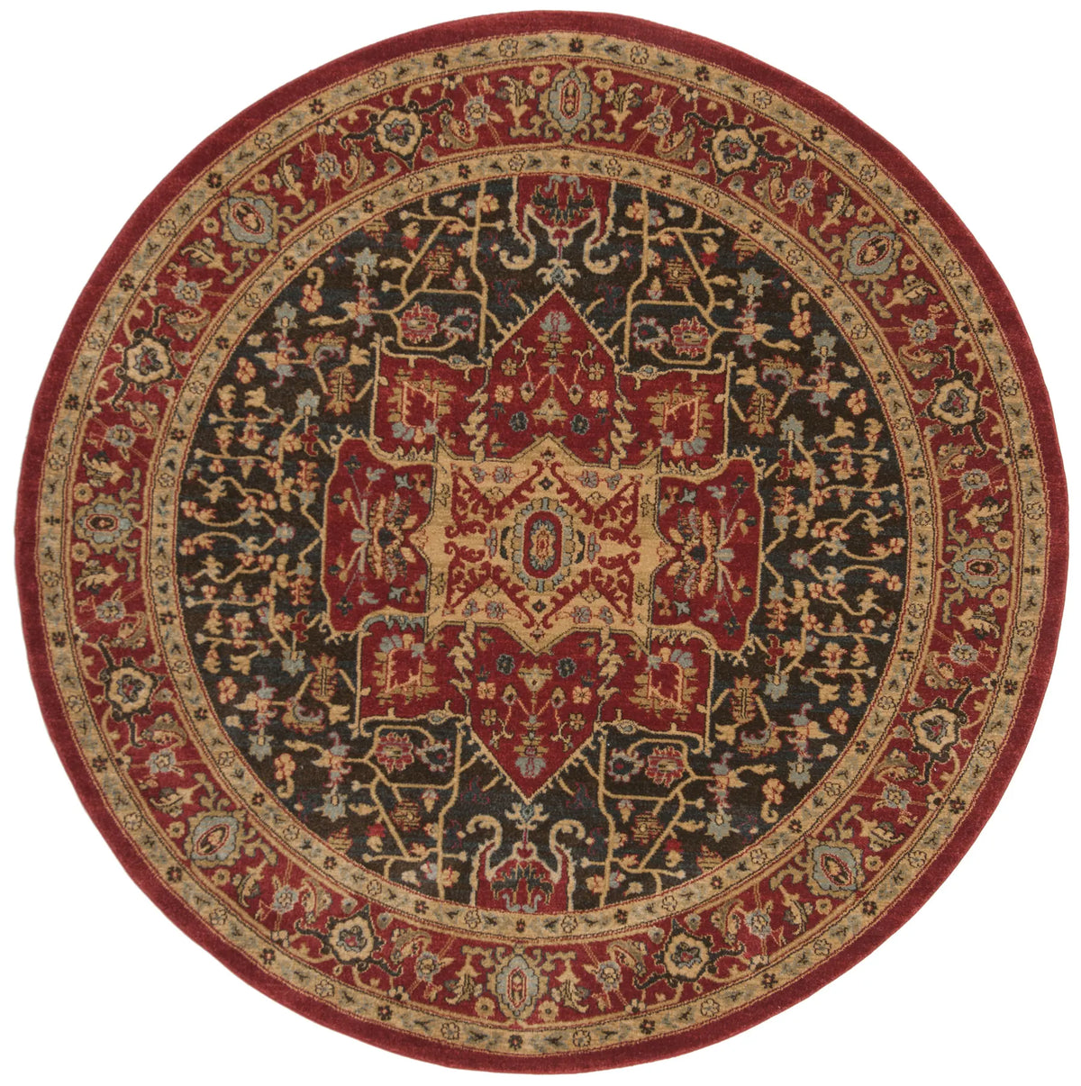 Safavieh Mahal 6'-7" x 6'-7" Rug in Red / Red