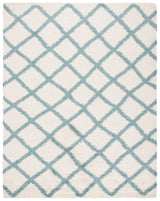 Safavieh Sgd-Dallas Shag 6'-0" x 9'-0" Rug in Ivory / Seafoam