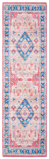 Safavieh Saffron 2'-3" x 8'-0" Rug in Rust / Ivory