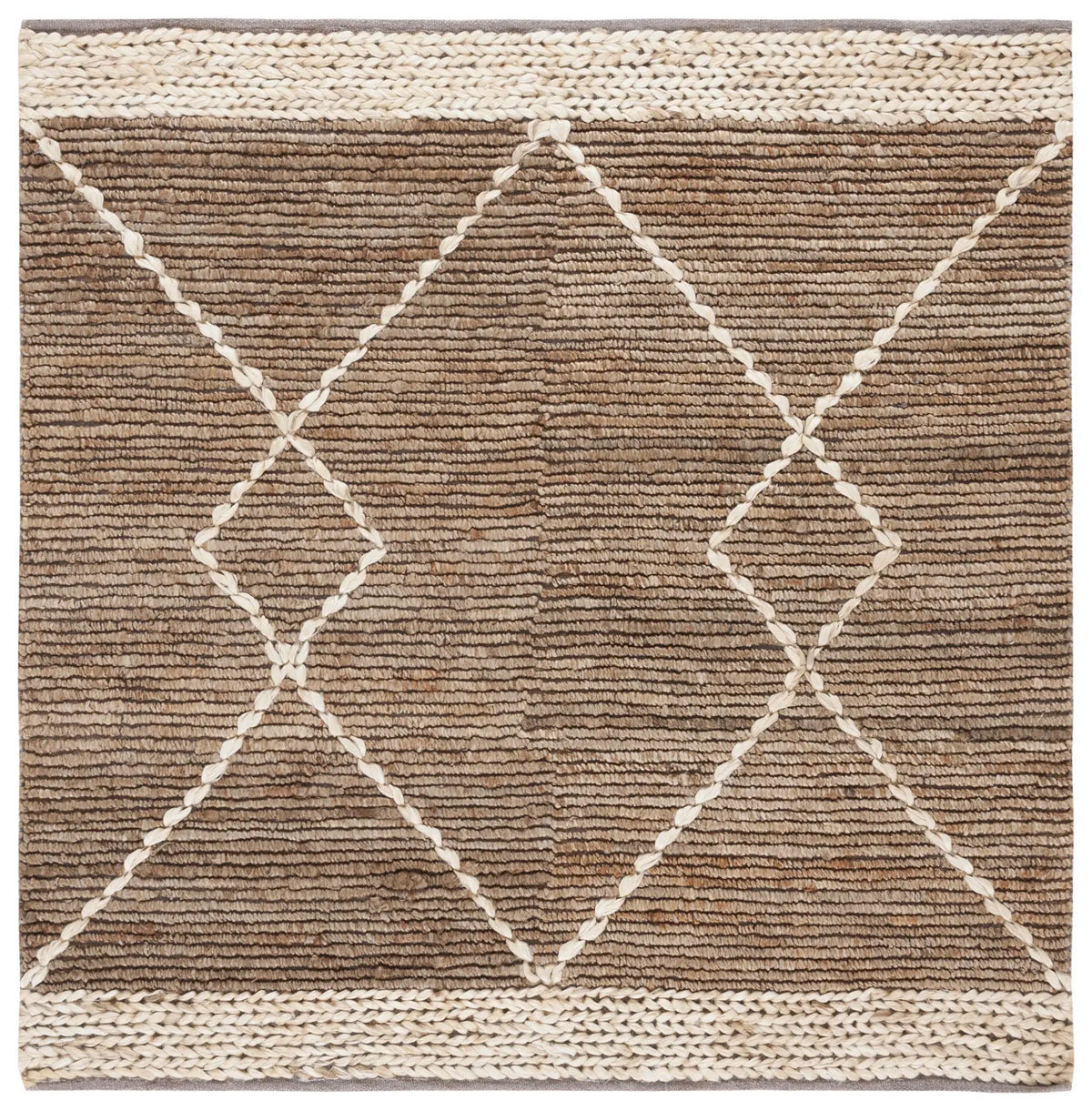 Safavieh Natural Fiber 6'-0" x 6'-0" Rug in Natural / Ivory