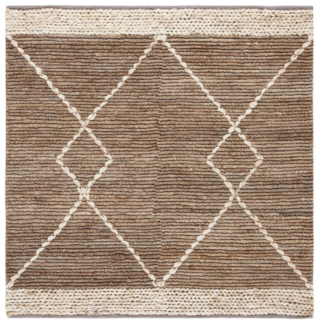 Safavieh Natural Fiber 6'-0" x 6'-0" Rug in Natural / Ivory