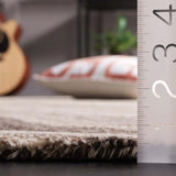 Safavieh Metro 4'-0" x 6'-0" Rug in Brown / Ivory