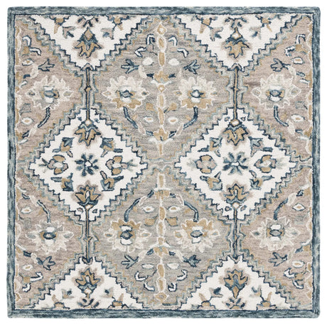 Safavieh Aspen 5'-0" x 5'-0" Rug in Grey / Ivory