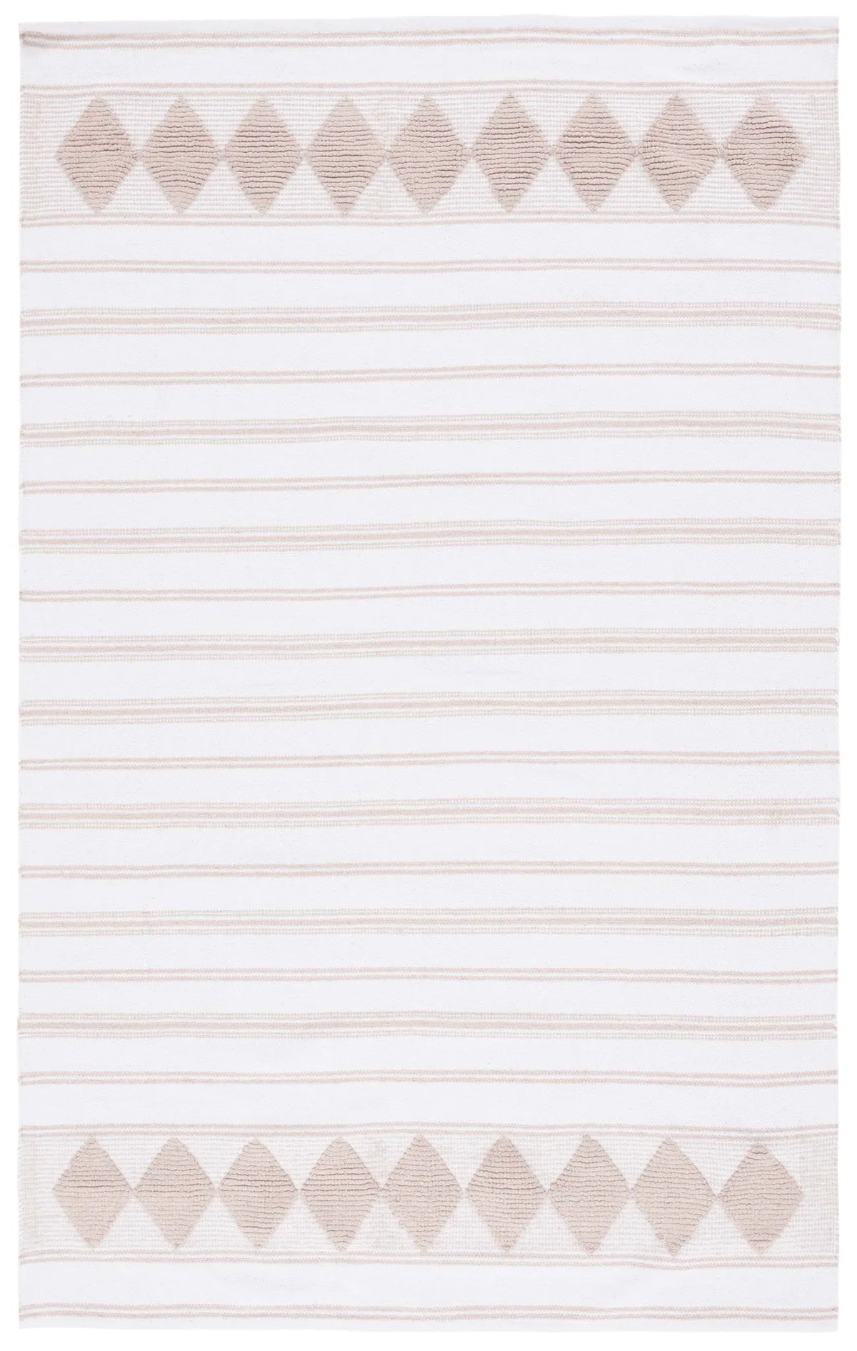 Safavieh Montauk 4'-0" x 6'-0" Rug in Pink / Ivory