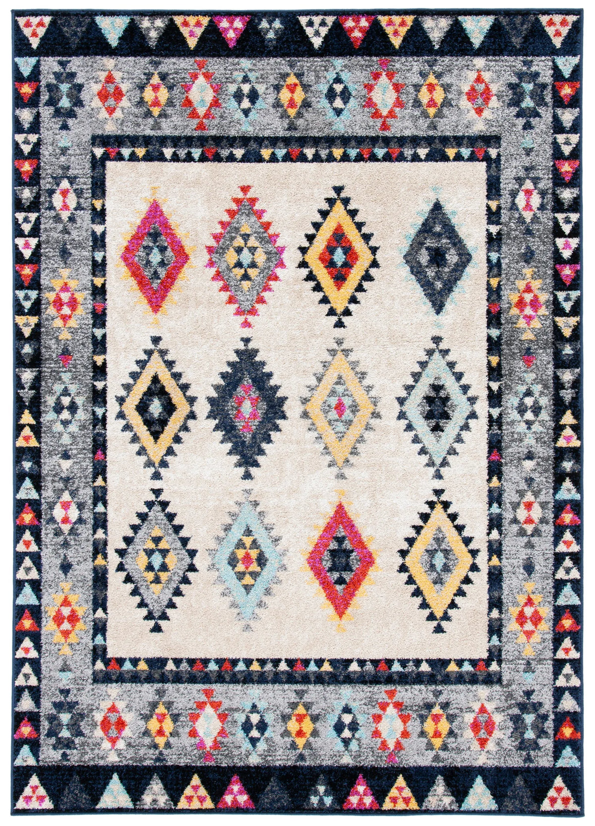 Safavieh Adirondack 4'-0" x 6'-0" Rug in Ivory / Grey
