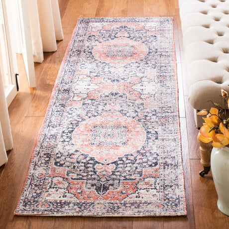 Safavieh Saffron 2'-3" x 8'-0" Rug in Navy / Ivory