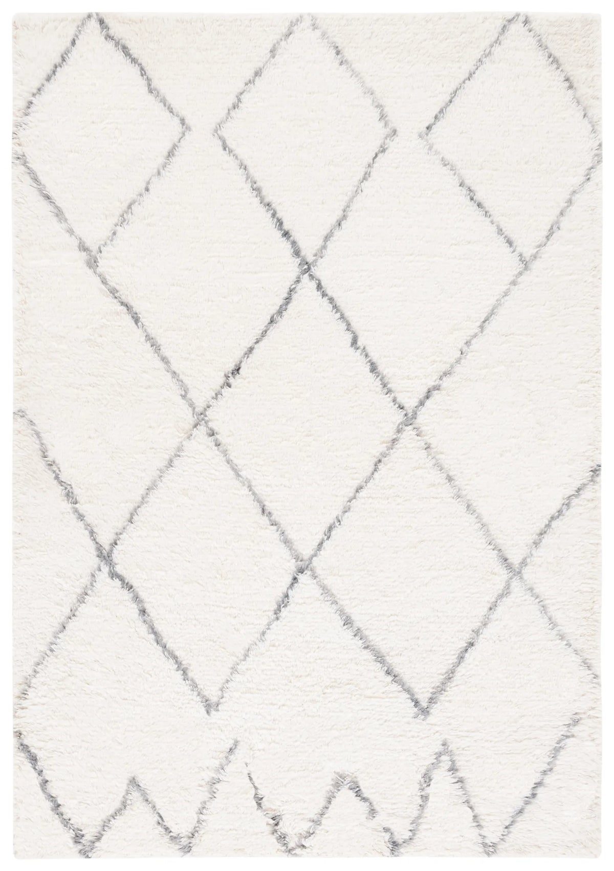 Safavieh Kenya 4'-0" x 6'-0" Rug in Ivory / Grey