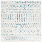 Safavieh Tulum 6'-7" x 6'-7" Rug in Ivory / Turquoise