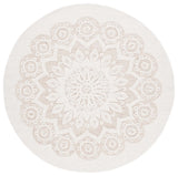 Safavieh Blossom 6'-0" x 6'-0" Rug in Ivory / Light Brown