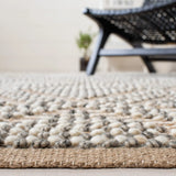 Safavieh Natura 4'-0" x 6'-0" Rug in Natural / Grey