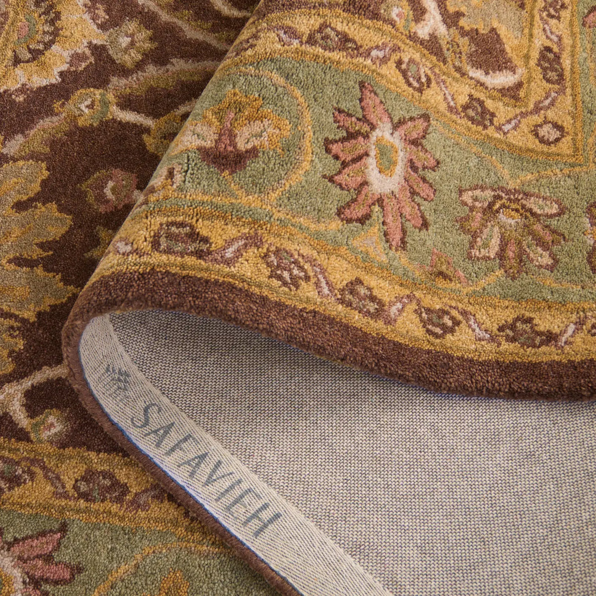Safavieh Antiquity 5'-0" x 8'-0" Rug in Chocolate / Blue