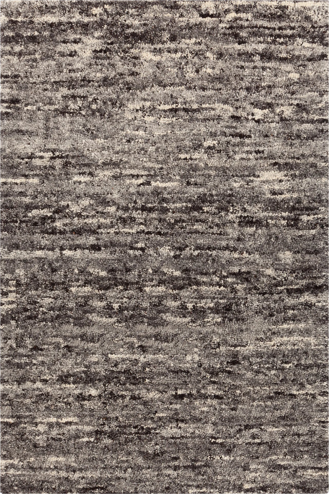 Chandra Zia ZIA-58502 Gray / White / Black rug, flat view