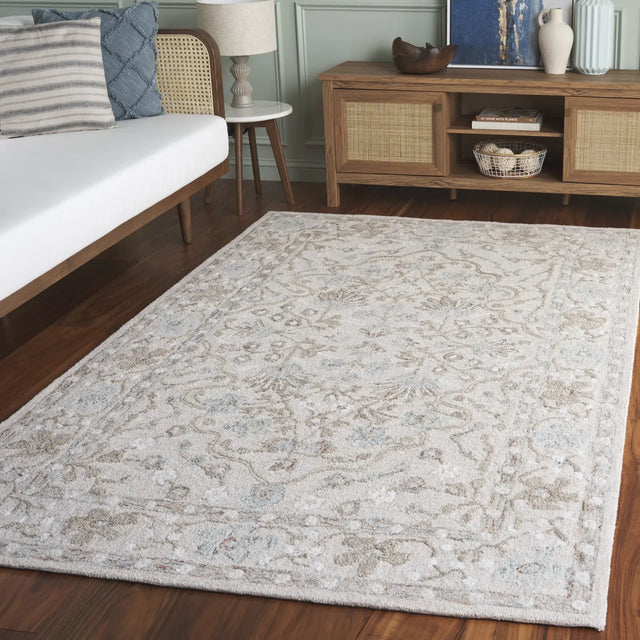 Safavieh Metro 4'-0" x 6'-0" Rug in Beige / Blue