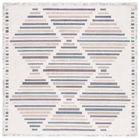 Safavieh Marrakesh 6'-7" x 6'-7" Rug in Ivory / Multi